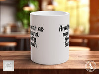 Another Year Being My Husband You Lucky Man Funny Valentines Mug - Sipfull of Design