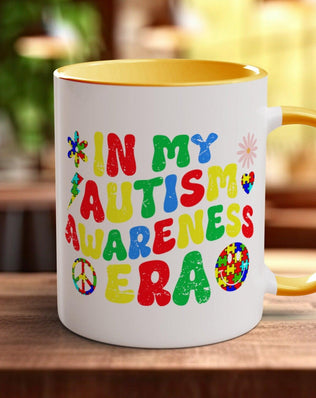 In My Autism Awareness Era Coloured Mug, ASD Support, Autism Awareness - Sipfull of Design