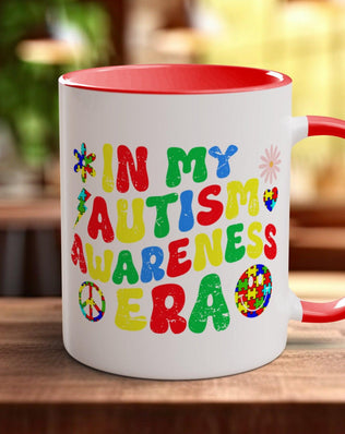 In My Autism Awareness Era Coloured Mug, ASD Support, Autism Awareness - Sipfull of Design