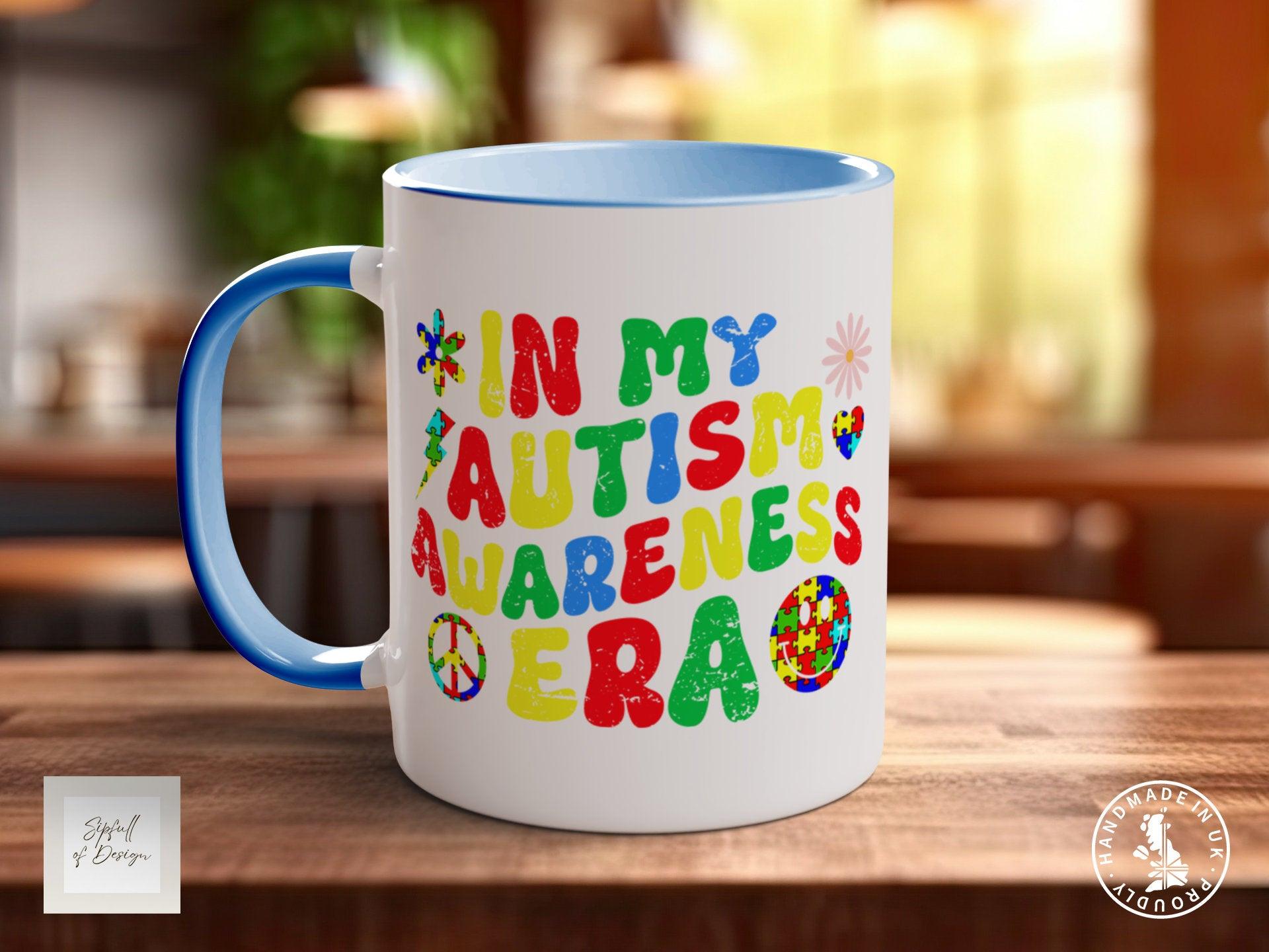 In My Autism Awareness Era Coloured Mug, ASD Support, Autism Awareness - Sipfull of Design
