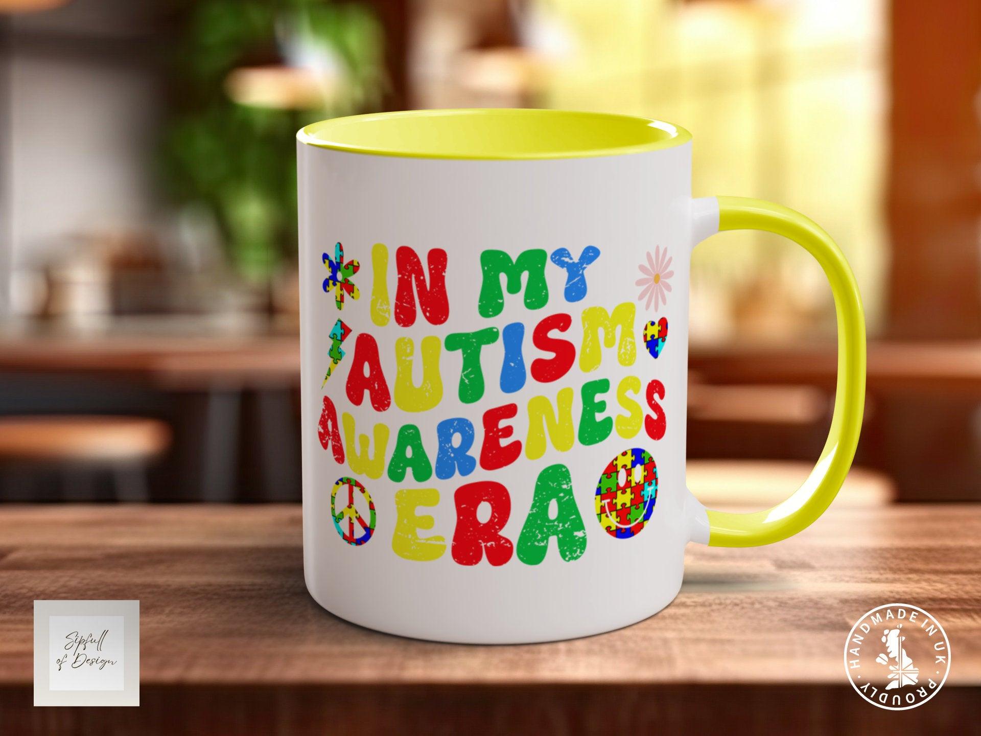 In My Autism Awareness Era Coloured Mug, ASD Support, Autism Awareness - Sipfull of Design