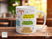 Aries Zodiac Mug - Sipfull of Design