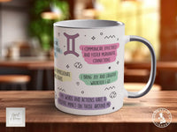 Gemini Zodiac Mug - Sipfull of Design