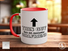 This Guy Has An Awesome Girlfriend Funny gift Valentines Coloured Mug - Sipfull of Design