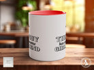 This Guy Has An Awesome Girlfriend Funny gift Valentines Coloured Mug - Sipfull of Design