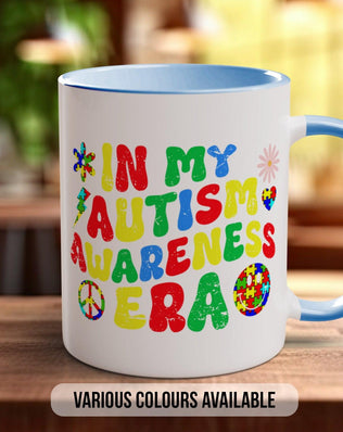 In My Autism Awareness Era Coloured Mug, ASD Support, Autism Awareness - Sipfull of Design