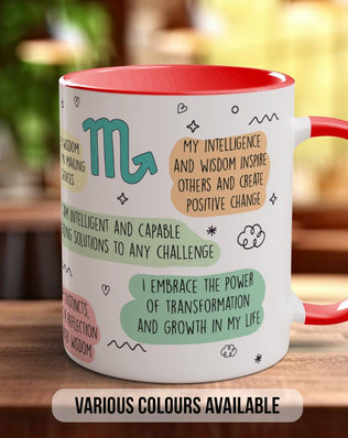 Scorpio Zodiac Mug - Sipfull of Design