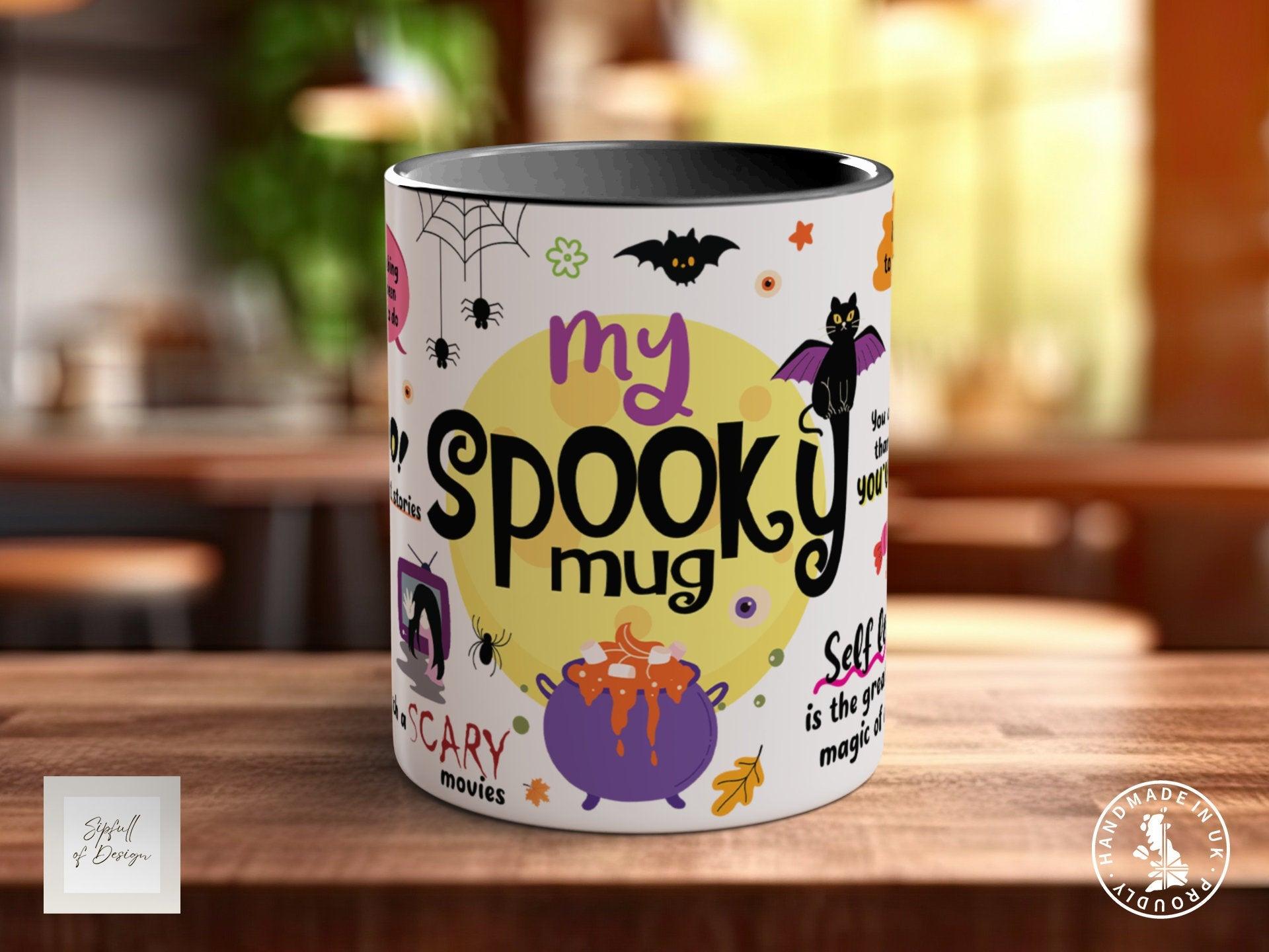 My Spooky Coloured Mug - Celebrate Halloween! - Sipfull of Design