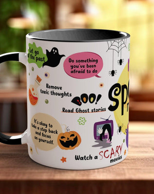 My Spooky Coloured Mug - Celebrate Halloween! - Sipfull of Design