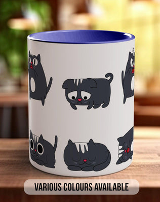 Cute Cat Character Mug - Sipfull of Design