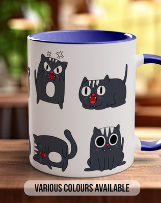 Cute Cat Character Mug - Sipfull of Design