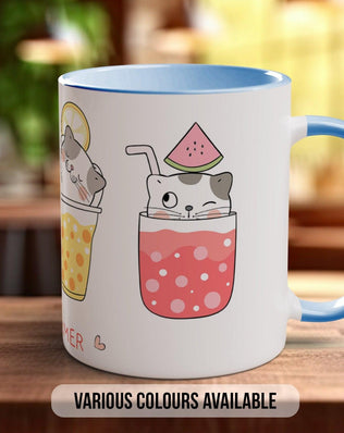Cute Cats in smoothie cups Mug - Sipfull of Design