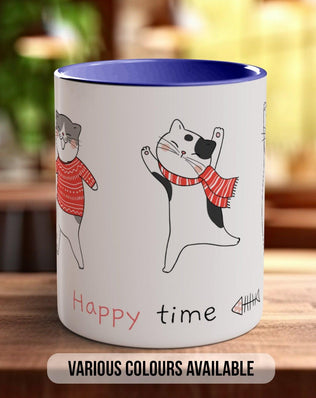 Cute Dancing Cats Mug - Sipfull of Design