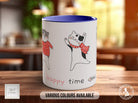 Cute Dancing Cats Mug - Coloured 11oz, Bone China 10oz and 15oz and Latte 12oz options