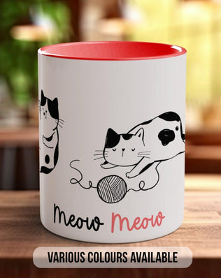Cute Doodle Cats Mug - Sipfull of Design