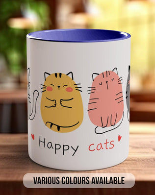 Cute Happy Cat Mug - Sipfull of Design