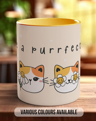 Cute Have A Purrfect Day Cat Mug - Sipfull of Design