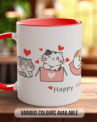 Cute Valentine Cats Desing B Mug - Sipfull of Design