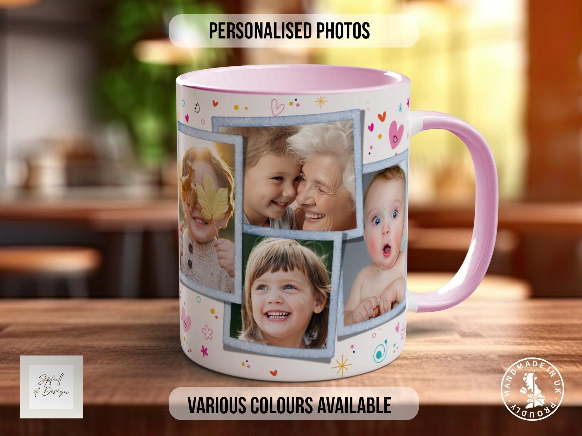 Personalised Best Grandma Ever Photo Mug - Sipfull of Design