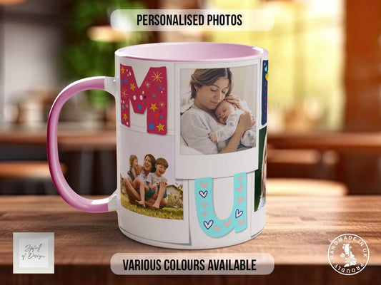 Mummy Mothers Day Personalised Photo Mug - Sipfull of Design