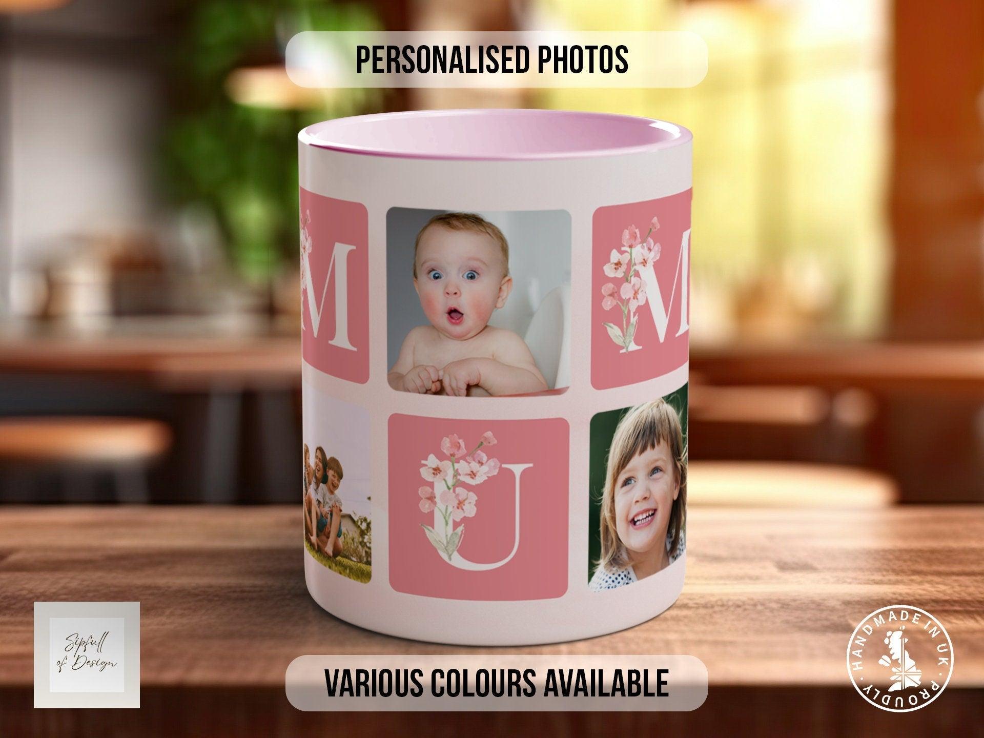 Mum Mothers Day Personalised Photo Mug - Sipfull of Design