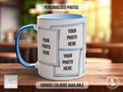 Personalised Best Dad Ever Photo Mug - coloured with your photos - Dad Gift - Ideal Fathers Day Gift