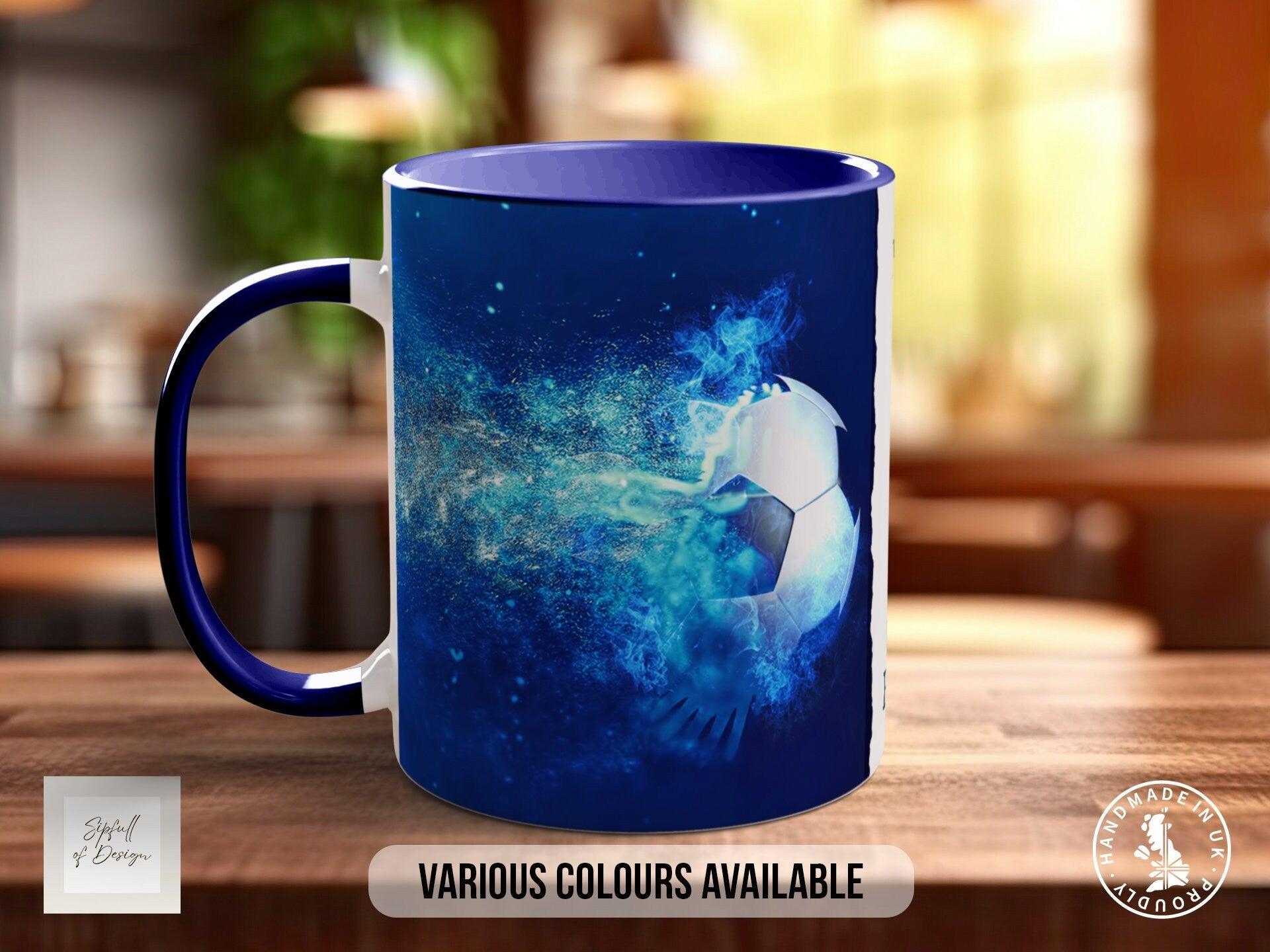 PersonalisedBest Dad Ever Football Photo Coloured Mug - Custom Photos - Sipfull of Design