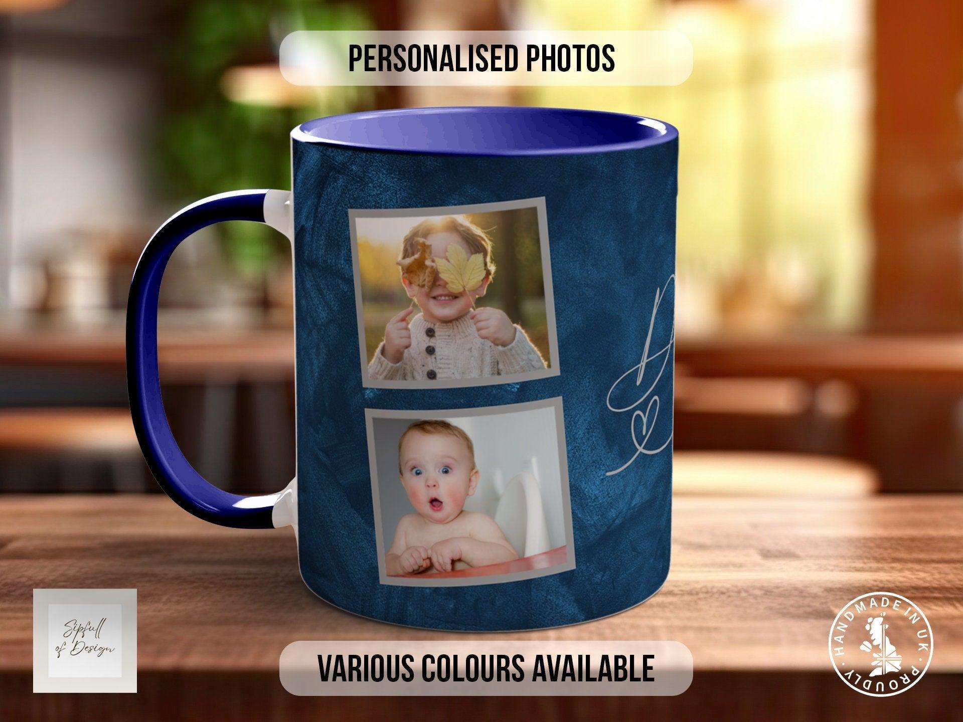 Dad Photo Frame Personalised Photo Mug - Sipfull of Design