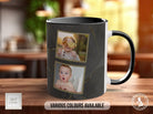 Dad Photo Frame Personalised Photo Gold Mug - Sipfull of Design