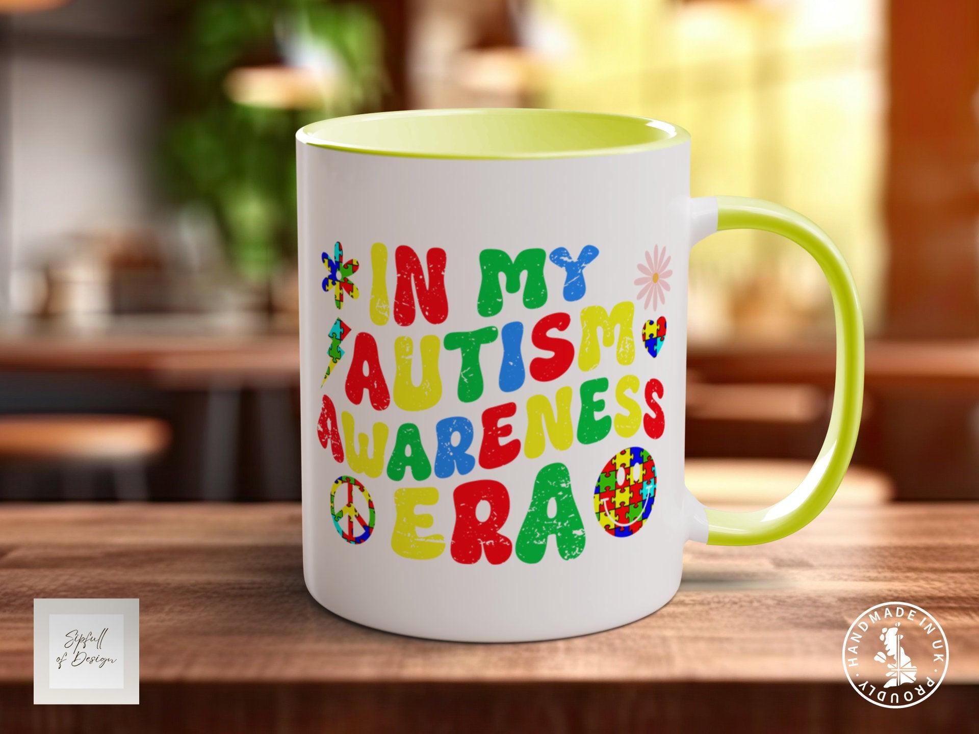 In My Autism Awareness Era Coloured Mug, ASD Support, Autism Awareness - Sipfull of Design