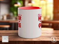 My Girlfriend Is Hotter Than Coffee Funny Valentines Coloured Mug - Sipfull of Design