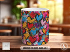 Graffiti Hearts Pattern Full Wrap Coloured Art Mug - Design 3 - Sipfull of Design