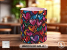 Graffiti Hearts Pattern Full Wrap Coloured Art Mug - Design 8 - Sipfull of Design