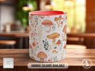 Mushroom Garden Pattern Full Wrap Coloured Art Mug - Design 6 - Sipfull of Design