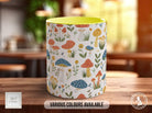 Mushroom Garden Pattern Full Wrap Coloured Art Mug - Design 12 - Sipfull of Design