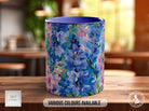 Birth Month Flowers Mug - July Larkspur and Water Lily - - Sipfull of Design
