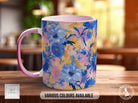 Birth Month Flowers Mug - September Aster and Morning Glory - - Sipfull of Design