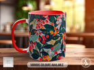 Birth Month Flowers Mug - December Narcissus and Holly - - Sipfull of Design