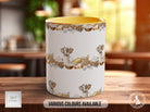 Coloured Baking Pattern Full Wrap Mug - Design 1 - Love Cooking - Kitchen Theme