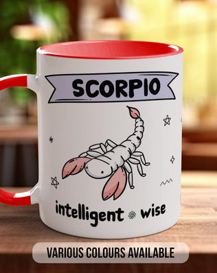 Scorpio Zodiac Mug - Sipfull of Design
