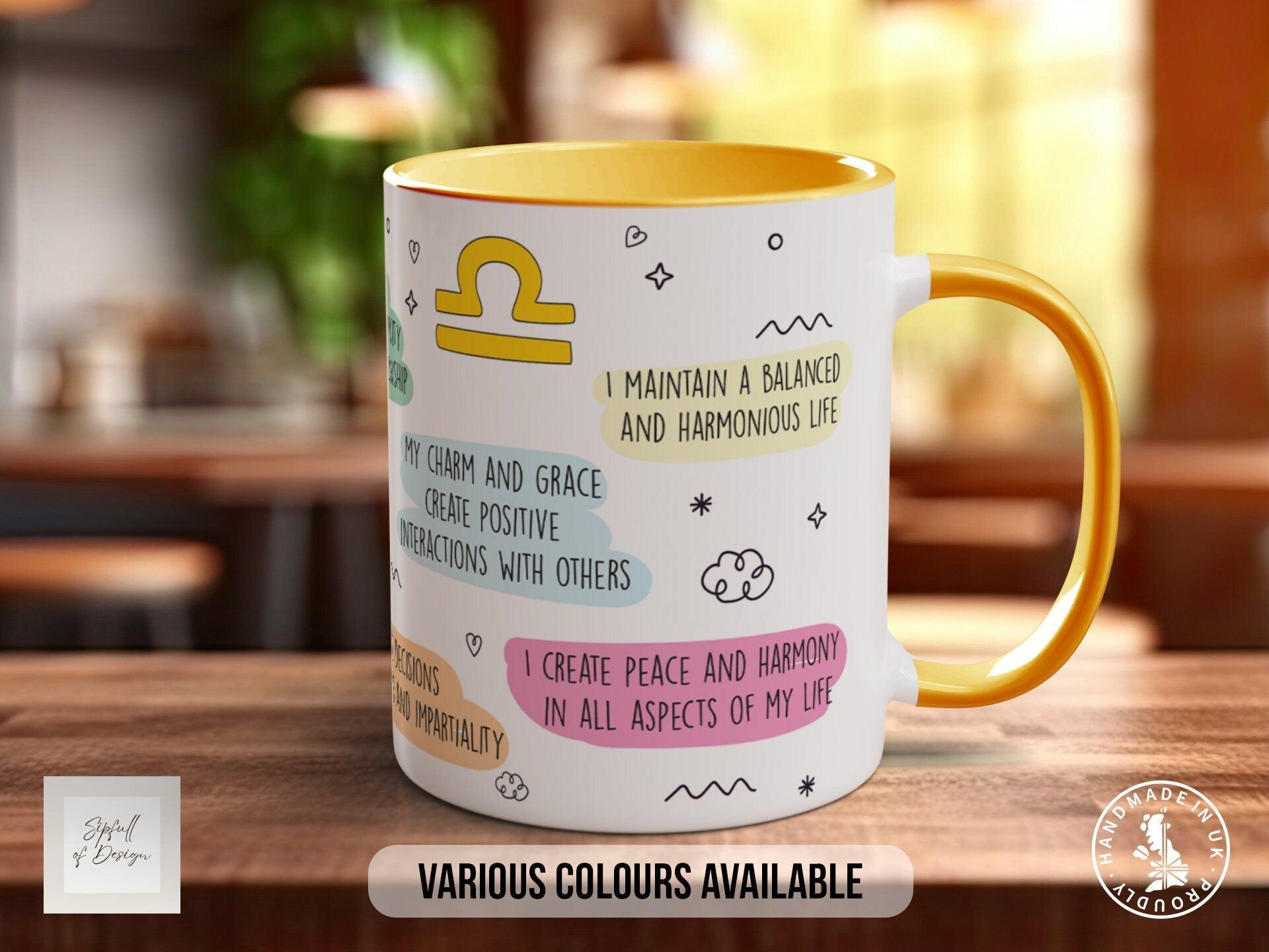 Libra Zodiac Mug - Sipfull of Design