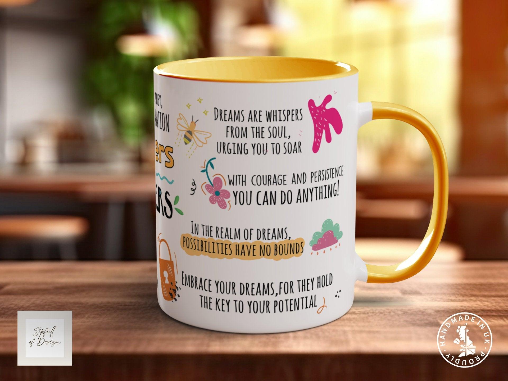 Coloured Reminders for Dreamers Mug - Sipfull of Design