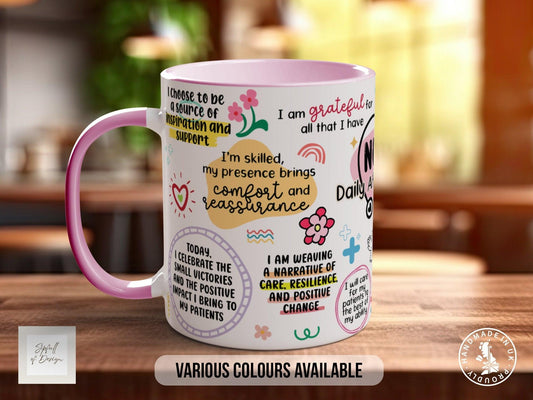 Nurse Daily Affirmations Mug - Sipfull of Design