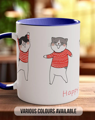 Cute Dancing Cats Mug - Sipfull of Design