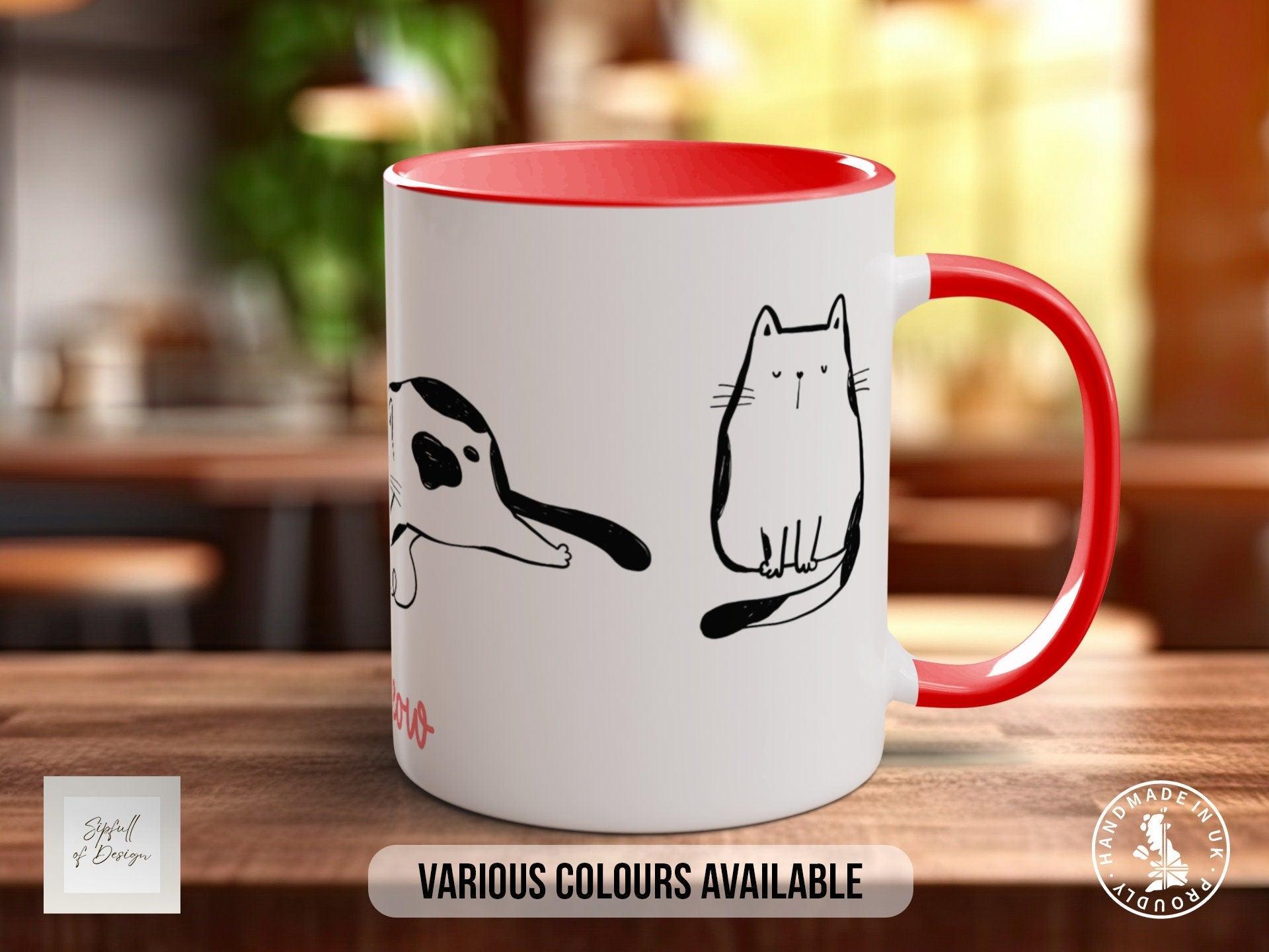 Cute Doodle Cats Mug - Sipfull of Design