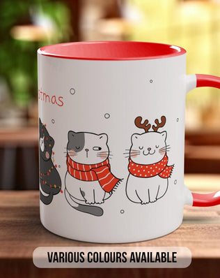 Cute Christmas Cats Mug - Sipfull of Design