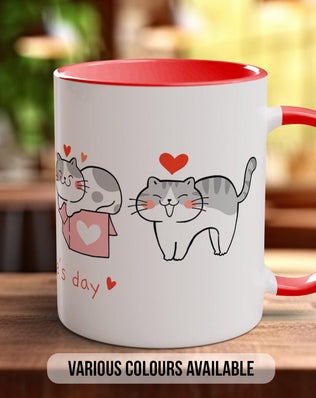 Cute Valentine Cats Desing B Mug - Sipfull of Design
