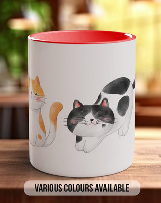 Cute Watercolour Cats Mug - Sipfull of Design
