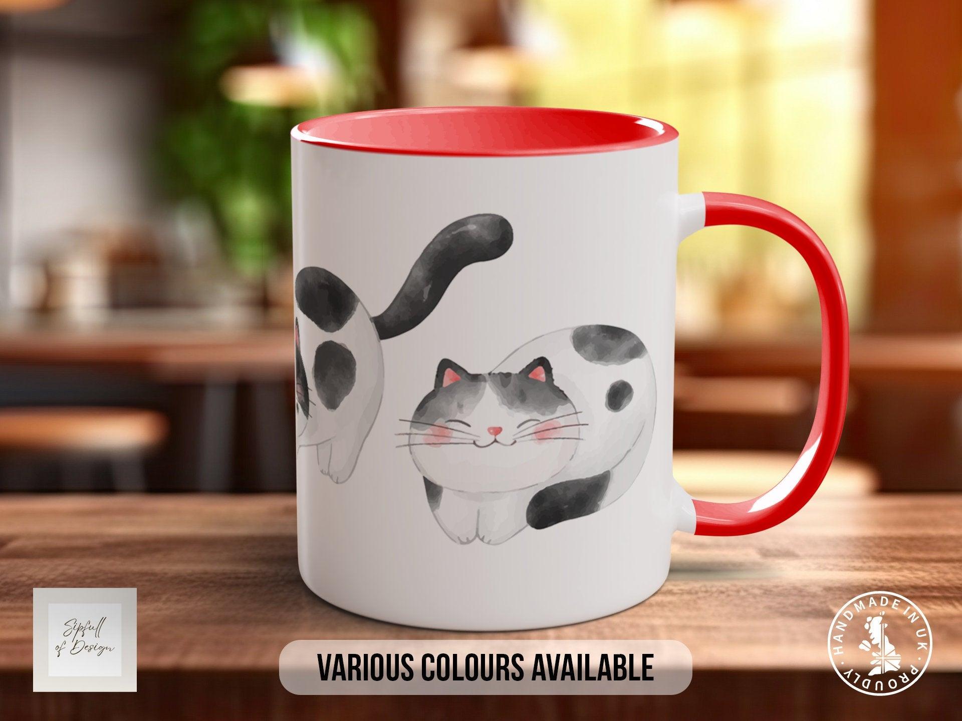 Cute Watercolour Cats Mug - Sipfull of Design