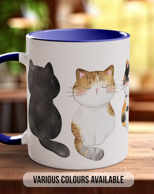 Cute Watercolour Cats Mug - Sipfull of Design